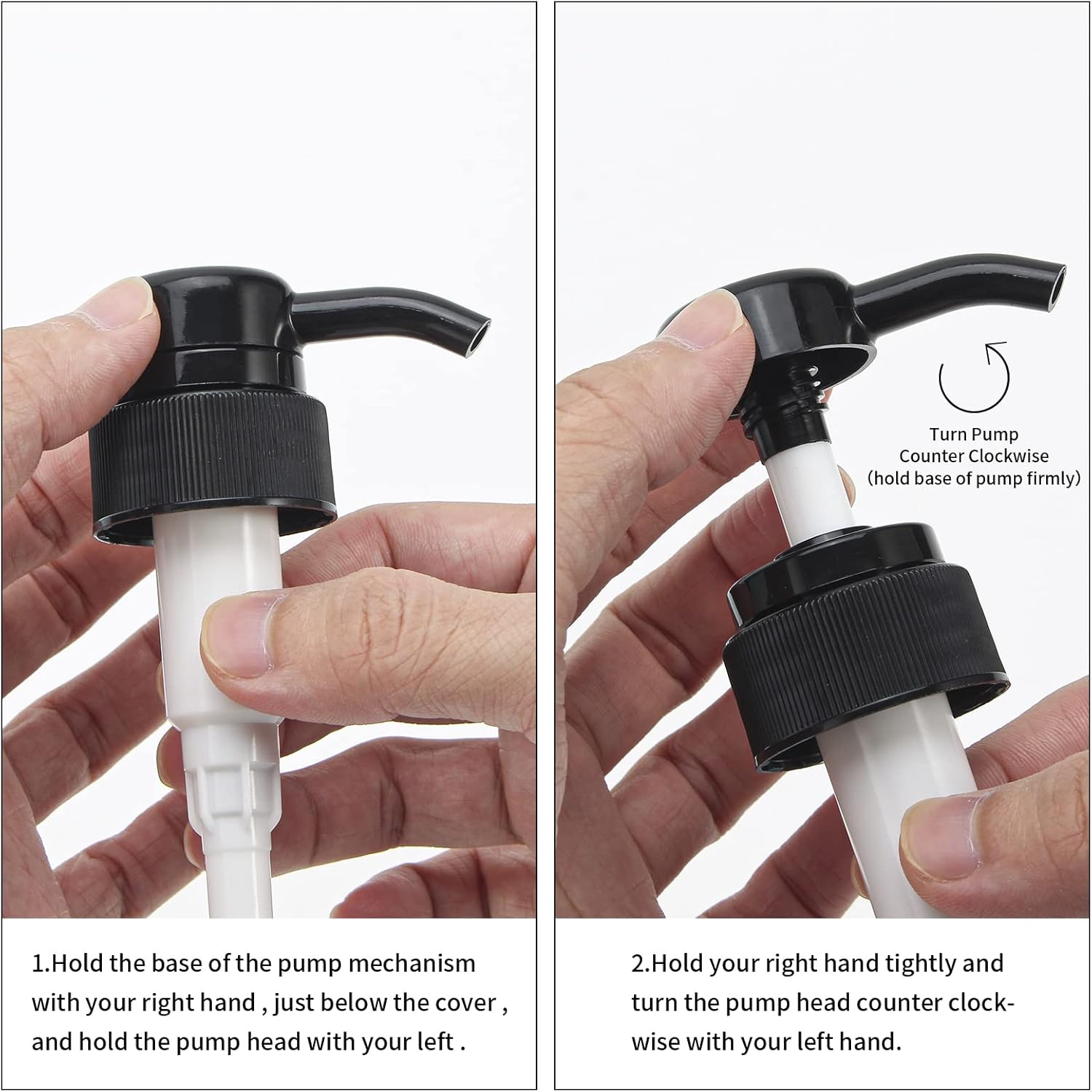 Shampoo and Conditioner Dispenser for Shower Wall 3 Chamber - Drill Free Square Shower Soap Dispenser Wall Mount with Waterproof Labels (3 Bottles 3 Wall Mounts-Amber) - Image 5