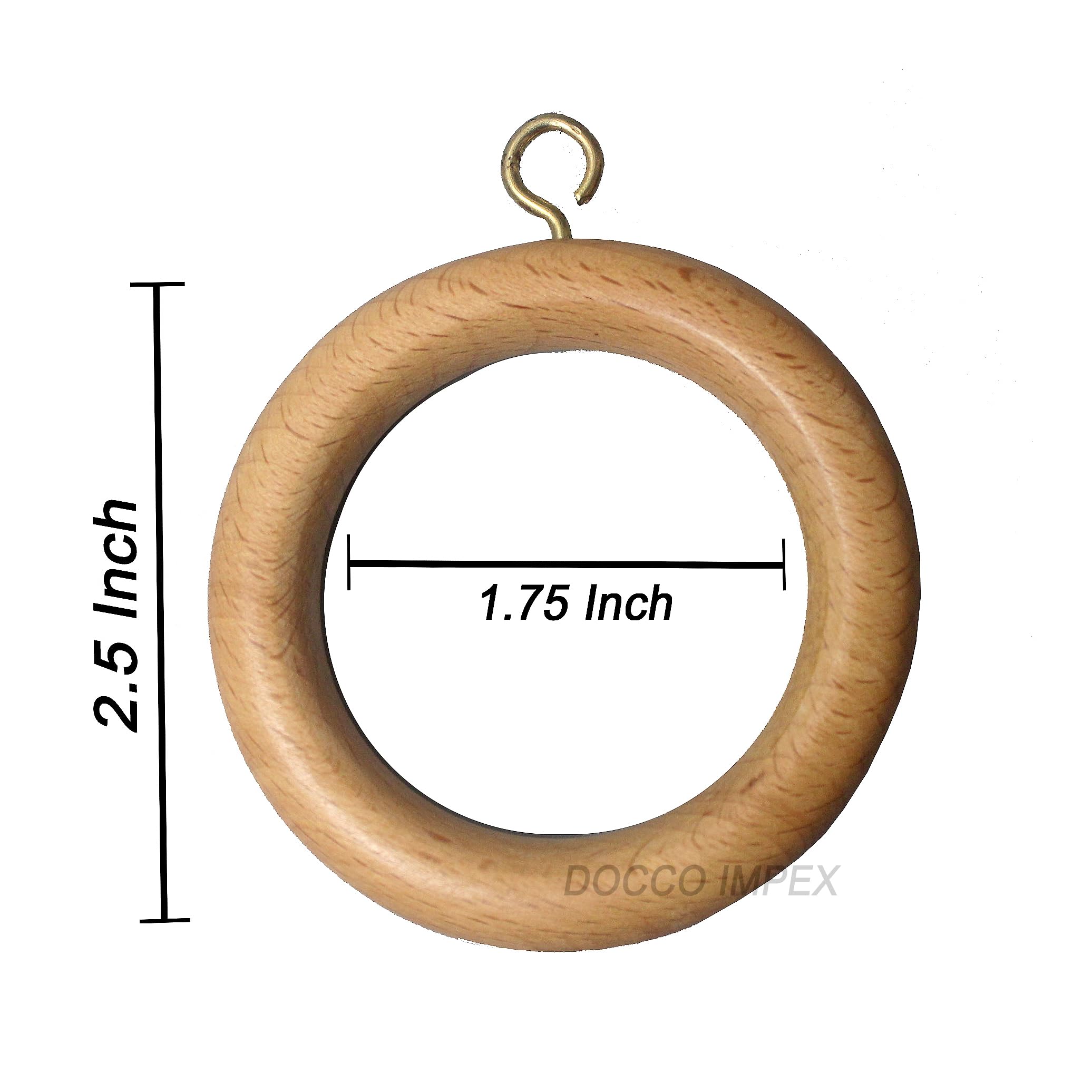 ANILLOS DE CORTINA 1.25 Pulg. PARA BARRAS DE 3/4, 7/8 Y 1 Pulg. PEWTER, image size:2072x2072