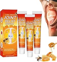 Ultra Strength Joint Relief Cream,Pain Relieving Gel, bee Venom Pain Relief Cream, for Shoulder & Knee & Arm & Leg,Quickly Relieve Muscle Soreness & Relax,Absorb Quickly & Lightweight.(3Pcs*20G)