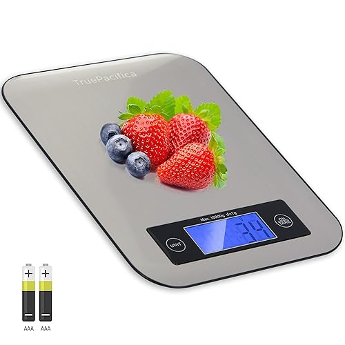 Báscula digital de alimentos con peso en gramos y onzas Báscula digital de cocina de 22 lb para hornear, cocinar, perder peso y mucho más hace