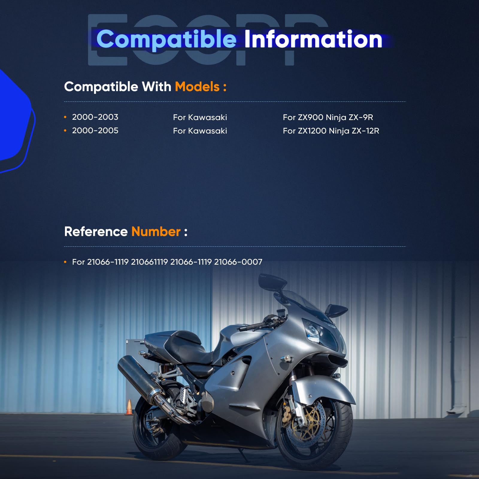 Amazon.com: ECCPP Rectifier for Kawasaki ZX900 Ninja ZX-9R 2000