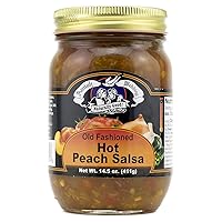 Vista 36 de Amish Wedding Kettle Cooked Salsa, Thick and Chunky Pack of 2 14.5 ounce Jars, Pineapple