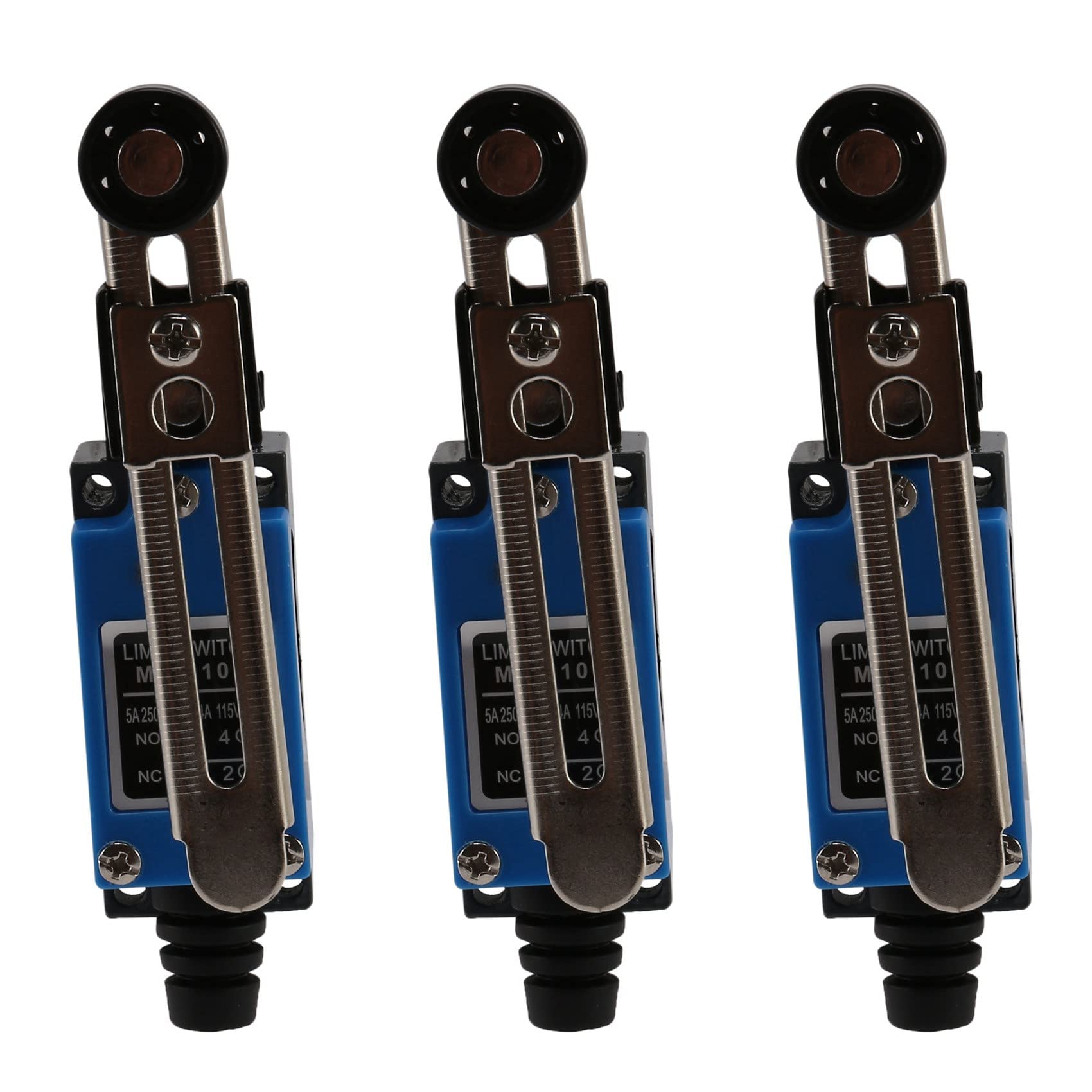 Jnchdghwa As Shown 3X Me-8108 Momentary Rotary Adjustable Roller Lever Arm Limit Switch