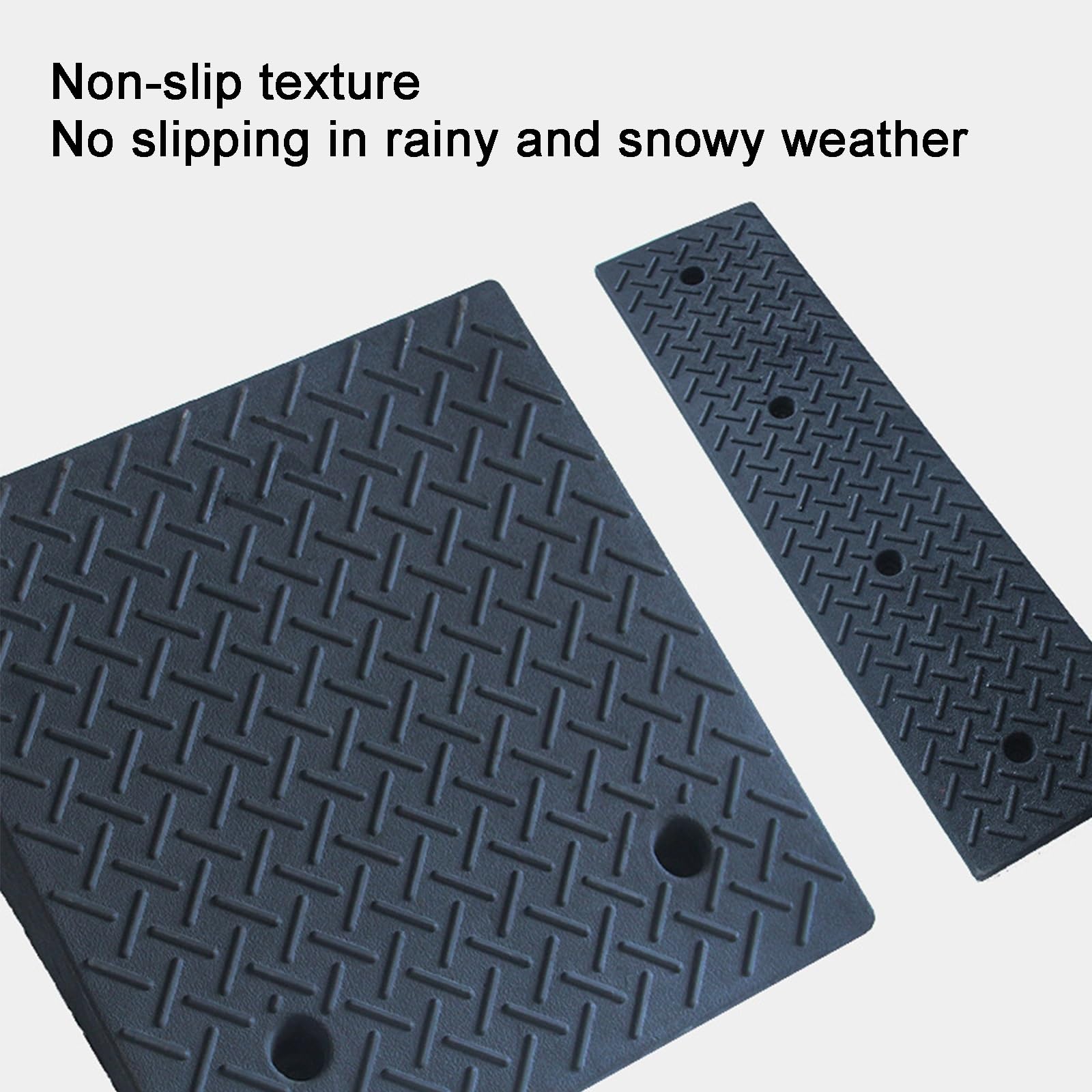 Rampas para Silla de Ruedas Rampas para Coches Rampa para Silla de Ruedas Resistente con Superficie Antideslizante(100 * 25 * 7cm/39 * 10 * 2.8in)