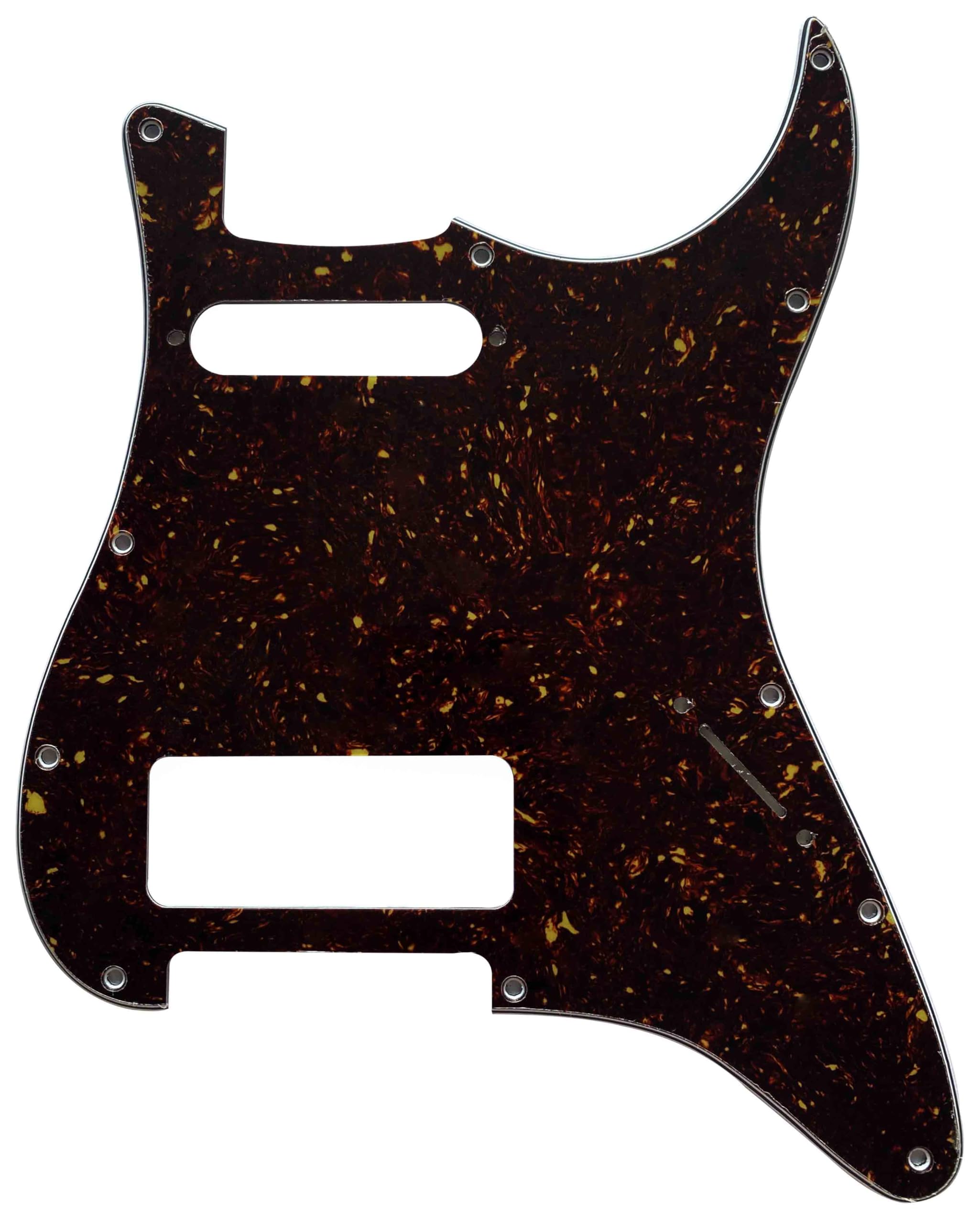 For Fender 11 Hole Stratocaster With P90 Pickup Style Guitar Pickguard Scratch Plate (4 Ply Brown Tortoise)