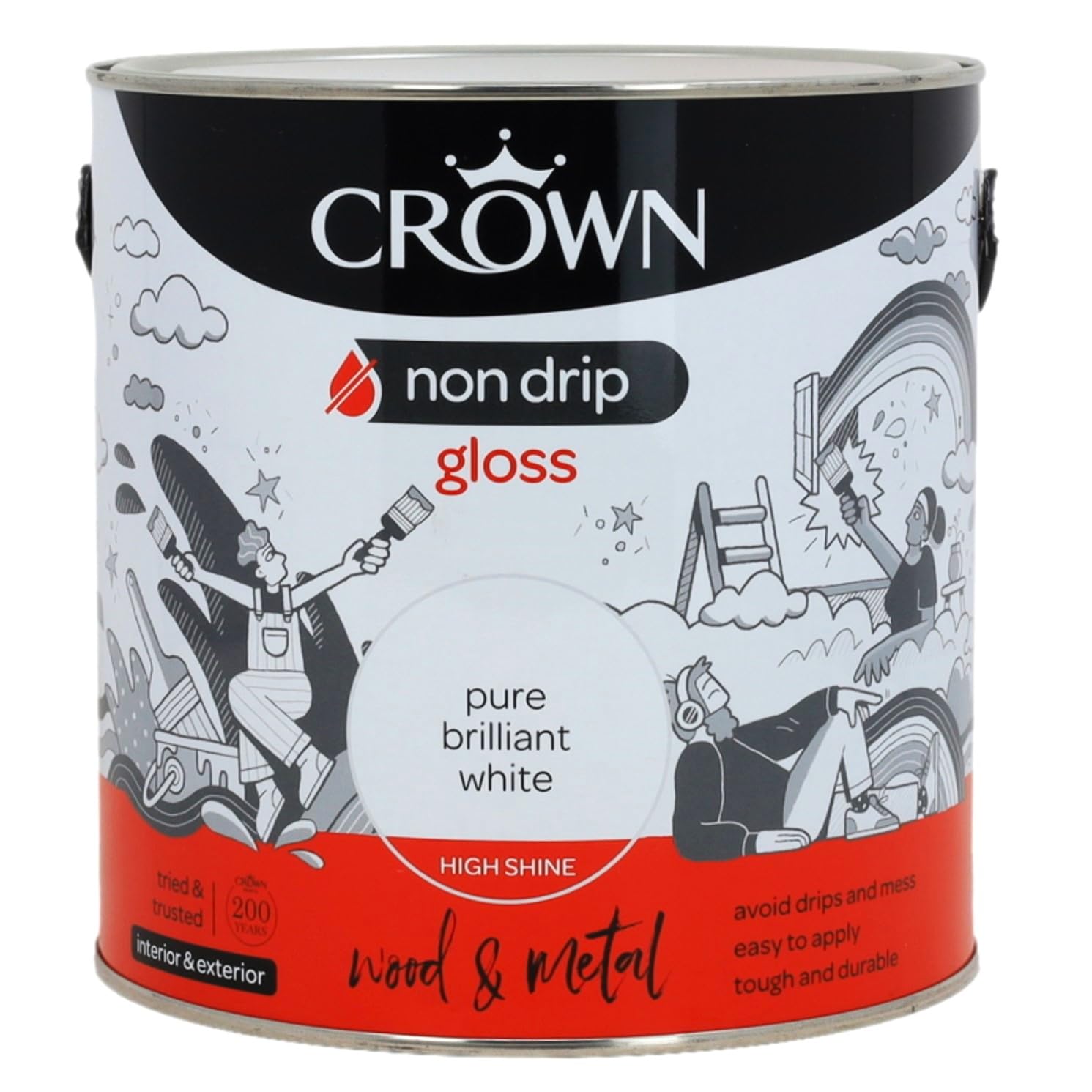 Crown Retail Non Drip Gloss PBW PBW 2.5 L