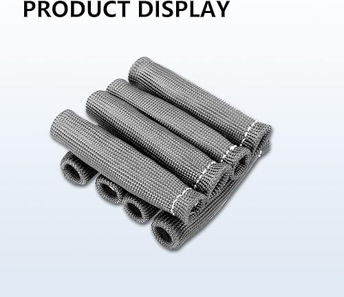 Miniatura 5 de Yonput 8 botas de protección de bujías, botas de alambre de bujía de 1200 grados, funda protectora de protección térmica, protección térmica de 6