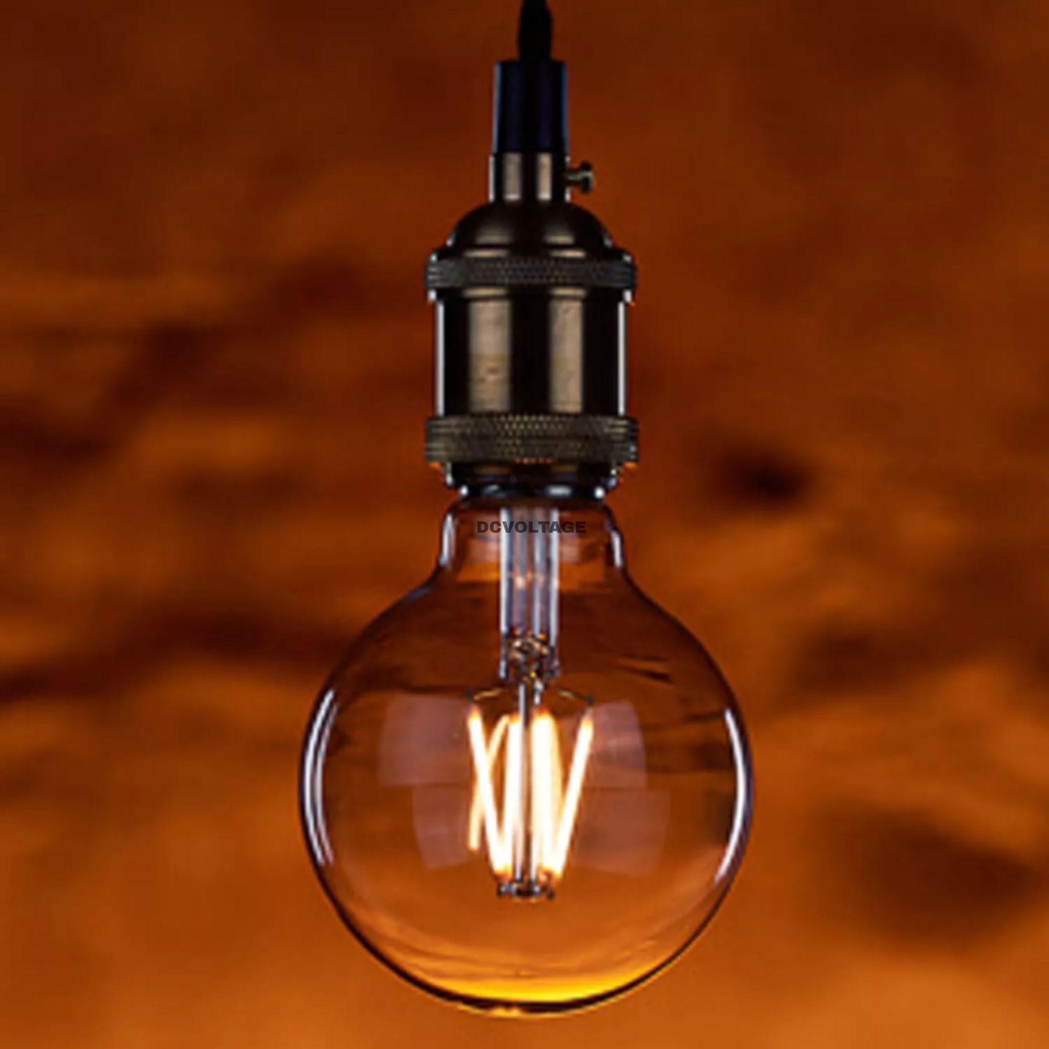 Lampadina LED a filamento Lampadina LED retrò Edison ambra Lampadina