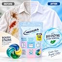 NEUAURA 4-in-1 Laundry Pods | Bio-Enzyme Stain Remover | 14 Washes | Pack of 1 gallery image