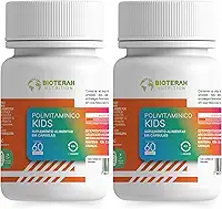 Polivitamínico Kids 120CAPS BIOTERAH - Suplemento Infantil Completo Vitaminas e Minerais Suporte Nutricional