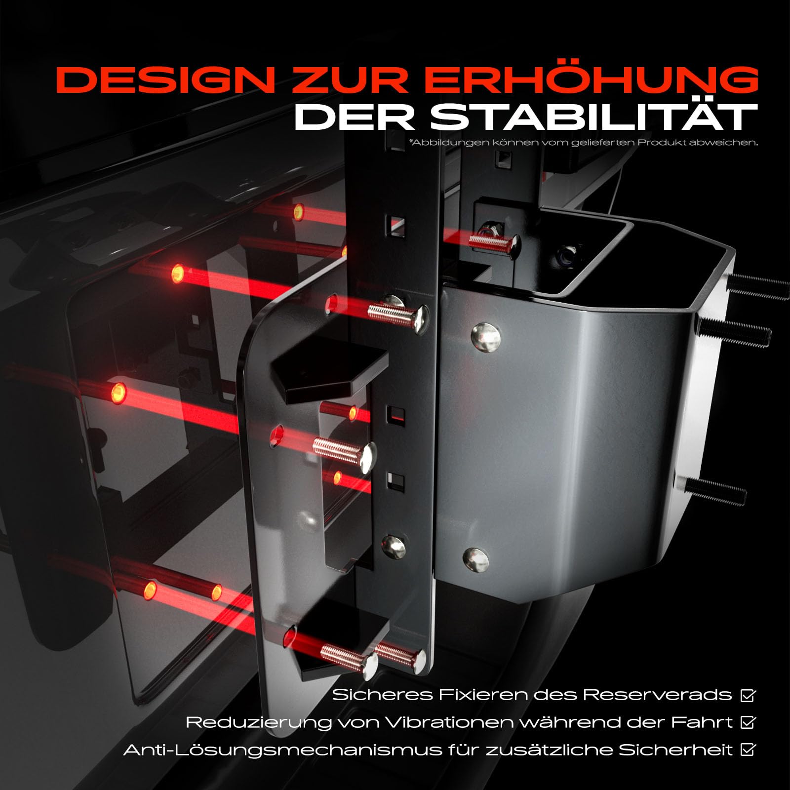 Frankberg Ersatzrad Reserverad Seilwinde Kompatibel mit Discovery III L319 TAA Discovery IV L319 LA R-a-n-g-e R-o-v-e-r Sport L320 2.7L-5.0L 2004-2016 LR064520