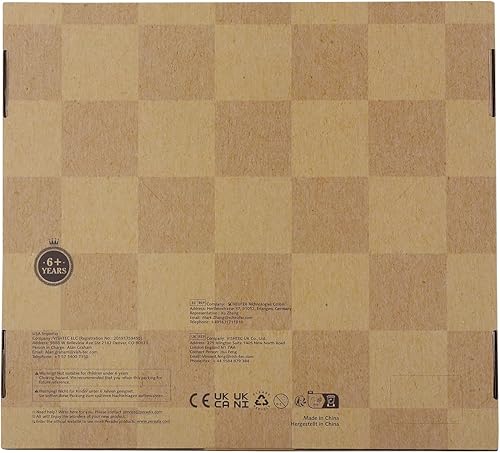 Miniatura 10 de Peradix Juego de tablero magnético de ajedrez con 2 cajones de almacenamiento integrados, juegos clásicos 2 en 1 de madera de 12.8 pulgadas con 2