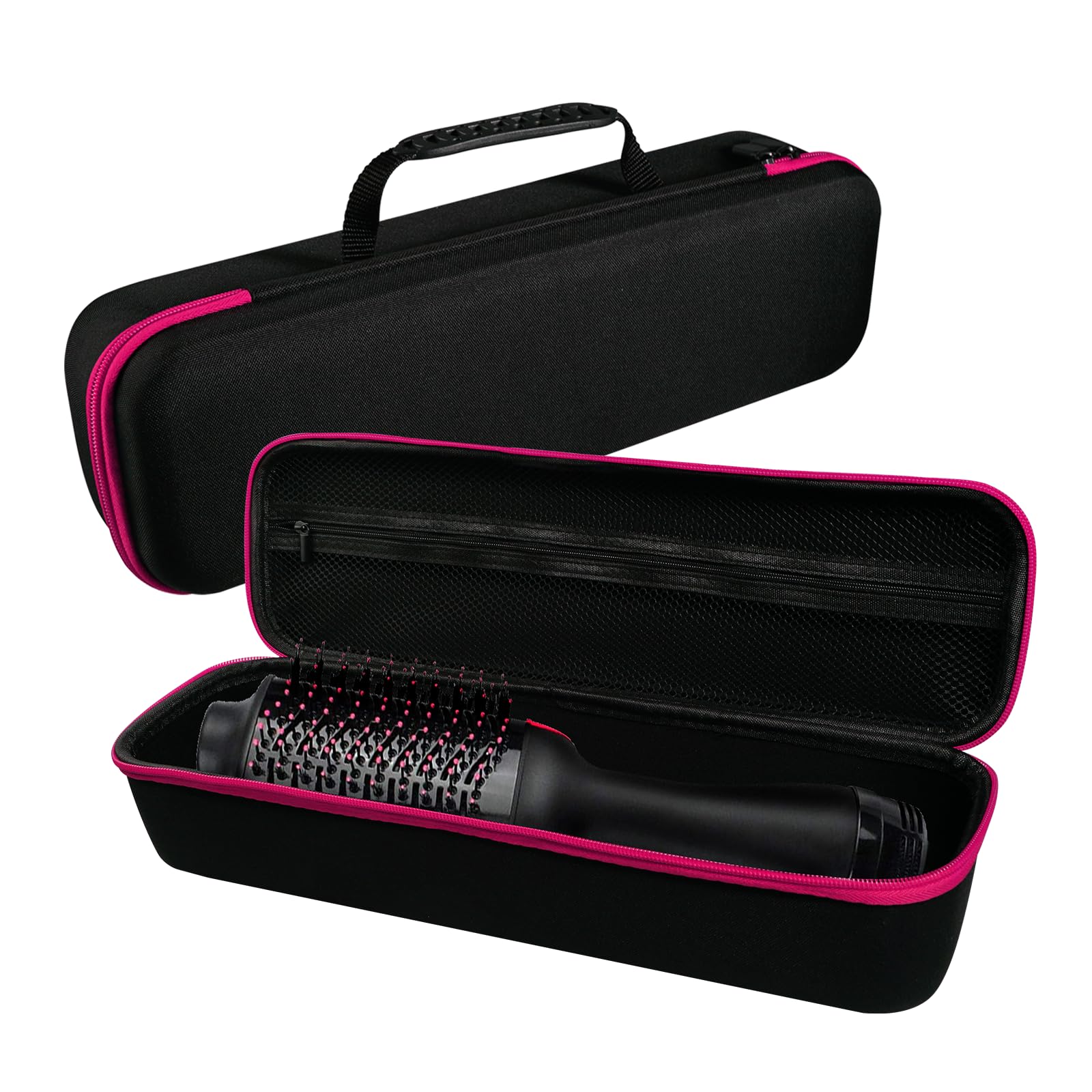 LVKAYCE Hard Carrying Case for Revlon Hair Dryer Brush Original 1.0/Plus 2.0,Portable Travel Storage Bag Compatibility with All Brand Hot Tools