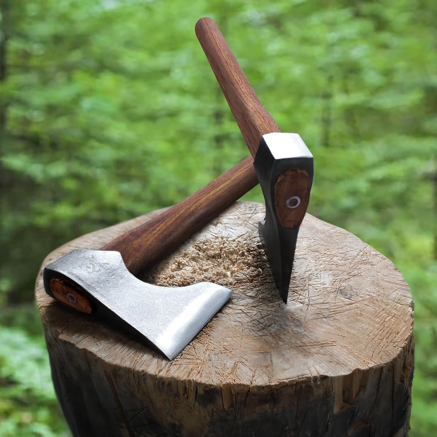 Competition Throwing Axe, 3 Pack 16.5" Throwing Axes with 1065 High Carbon Steel & Hickory Wood Handle, Perfect for Axe Throwiing Game, Competition and Recreation, Gift for Men