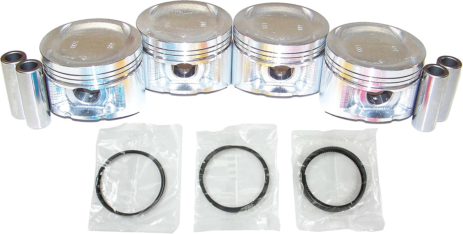 DNJ PRK219 Piston Ring Set Standard for 1990-1997 Acura, Honda, Isuzu Accord, CL, Oasis 2.2L L4 16V SOHC 2156cc