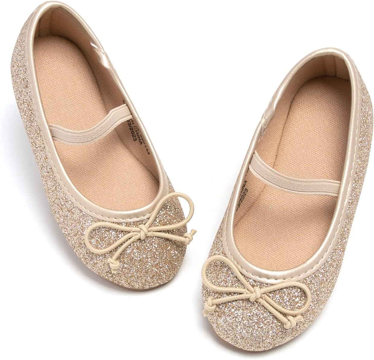 GINFIVE Toddler Girls Mary Janes - Comfortable Ballerina Flats