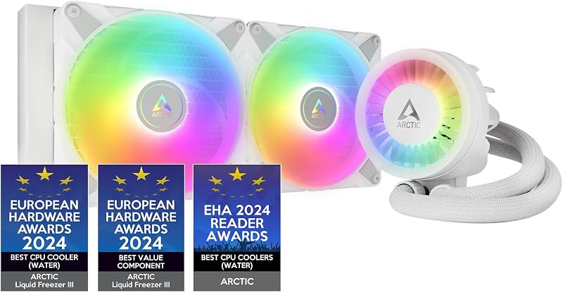 ARCTIC Liquid Freezer III 280 A-RGB bianco — Raffreddamento ad acqua che tiene il passo