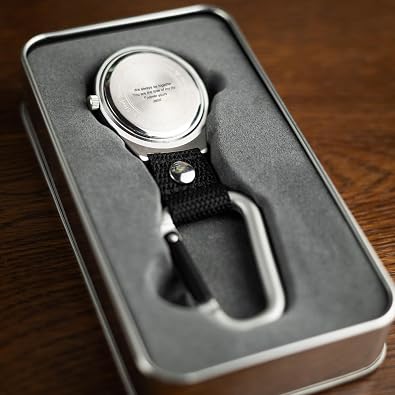 Dakota Personalized Outdoor Gear & Workwear for Men Engraved Backpacker Clip Watch, Customized Gifts for Dad, Husband, Boyfriend & Groomsmen Birthday & Fathers Day Gift Ideas