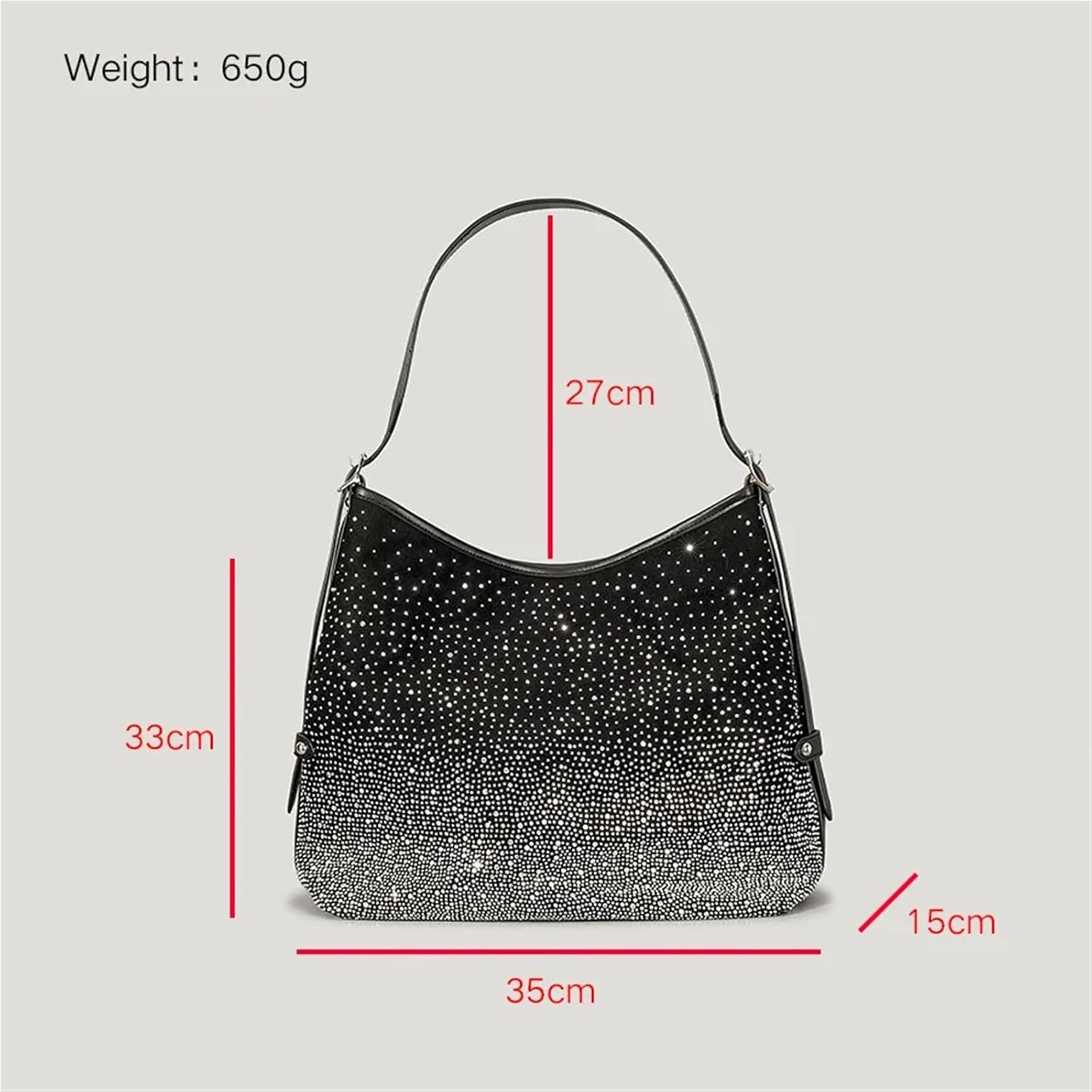 Vintage Diamond Tote Bag for Women Handbags Rhinestone Shoulder Bags Large Capacity Shopper Purses for Wedding Banquet Party(Leopard Print)