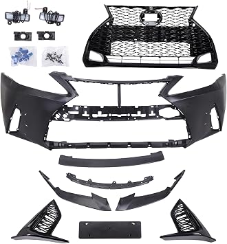 Front Bumper Conversion Kit Fit for 2006-2012 Le-xus IS250 IS350 Conversion to 21+ F-Sport