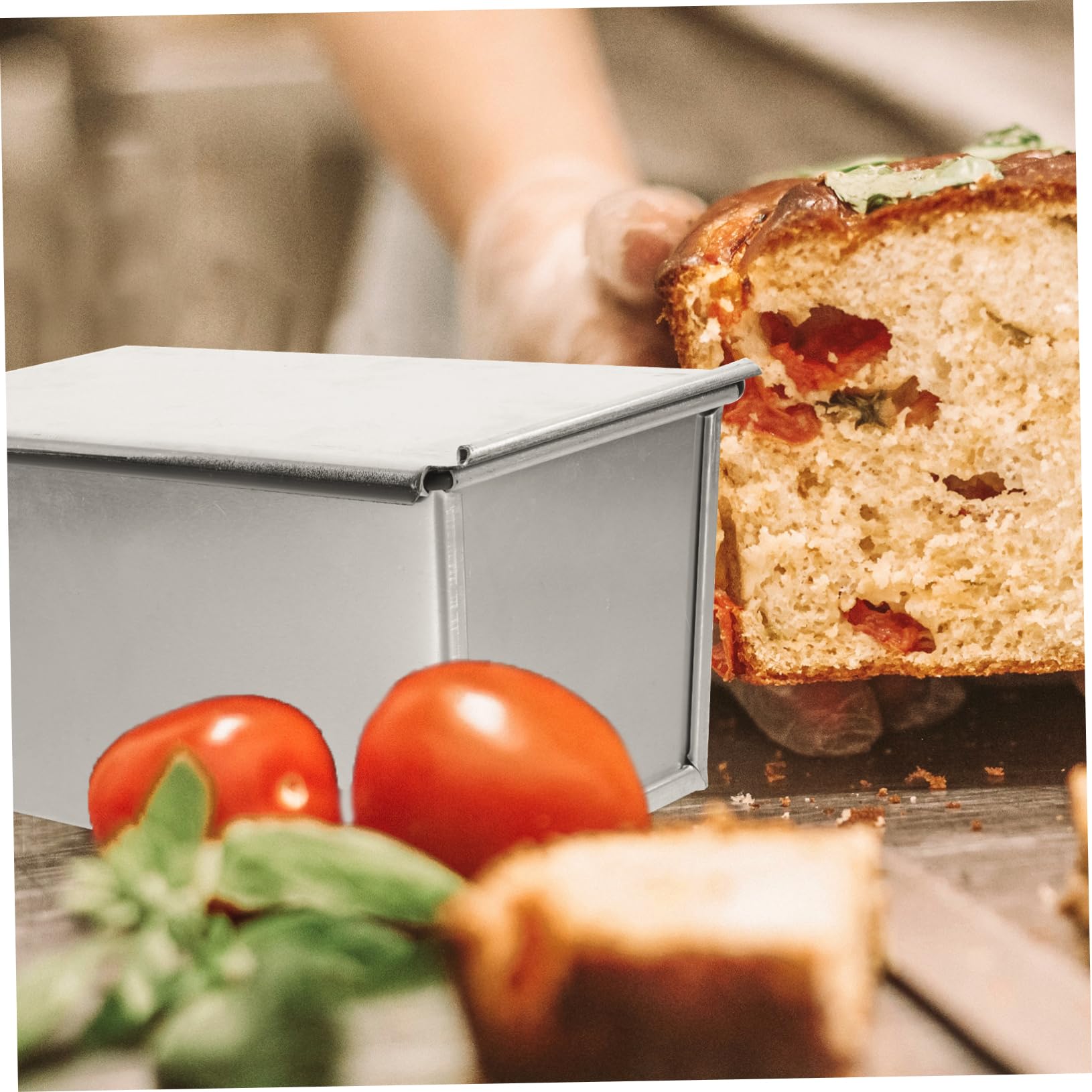 Antihaftbeschichtete Brotbackform Mit Deckel Toastbrotform Aus Metall Backform Für Brot Kastenform Mit Deckel Für Sandwichbrot Toastform Für Köstliches Vollkornbrot