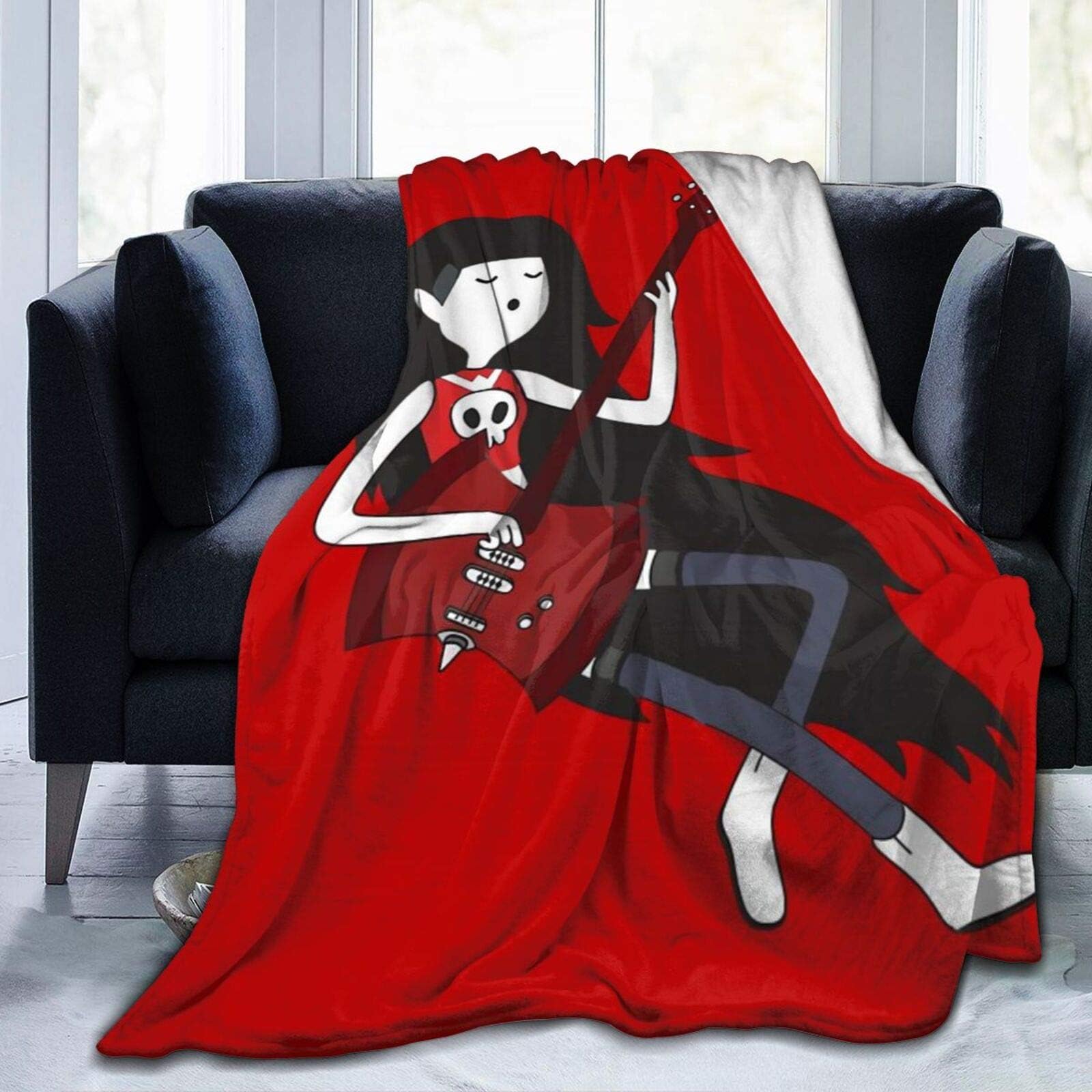 FBIIIOU Marceline Blanket Soft Blanket Fuzzy Blanket Comfortable Blanket Picnic Blanket Beach Blanket Navy Blanket Suitable for Adult Parents and Children Sofa Bed60 X50