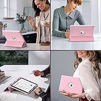 Vista 8 de Funda MoKo para iPad de 9ª Generación 2021 / iPad de 8ª Generación 2020 / iPad de 7ª Generación 2019 con Soporte para Lápiz, Funda para iPad 10.2