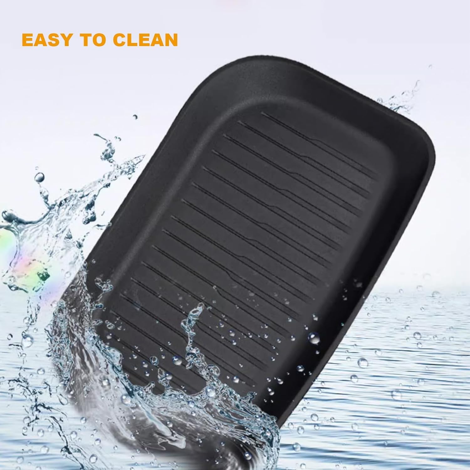 Tesla Model Y 2023 Front Trunk Mats & Rear Sub Trunk Mats, All Weather TPE Cargo Liner Floor Mats and Cargo Trunk Mats