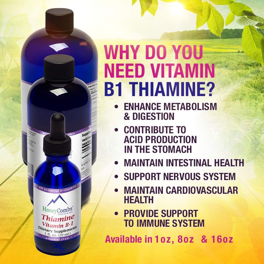 Buy Vitamin B1 (Thiamine) Drops High Potency Thiamine Vitamin B1
