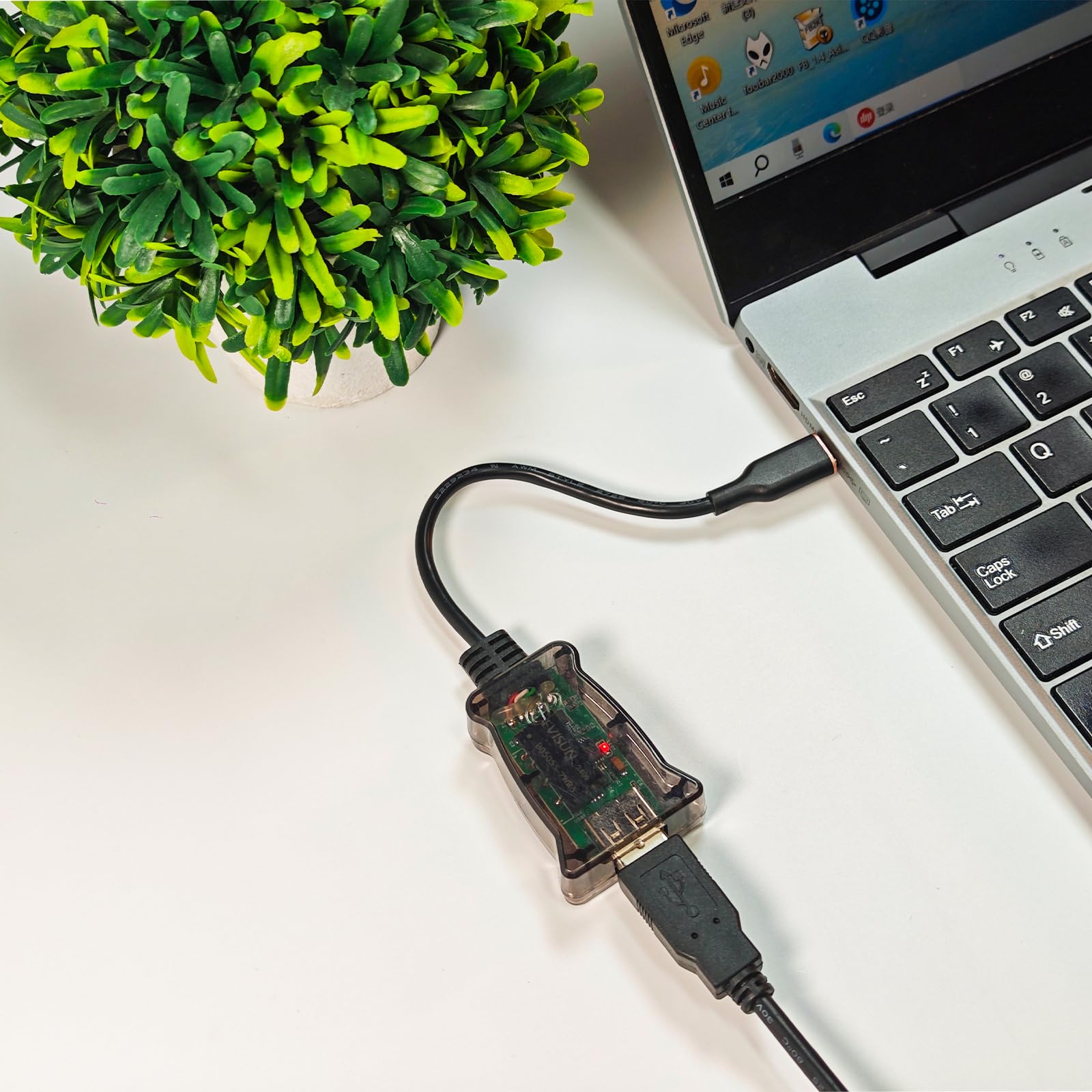 DSD TECH Isolateur USB-C 480M haute vitesse SH-G01C 0,5FT