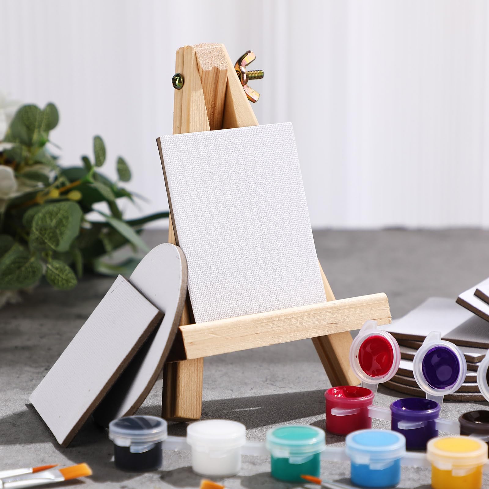 12 Stück Magnetic Canvas Boards Set - Magnetische Leinwände Zum Bemalen