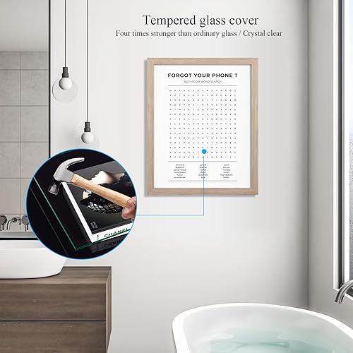 Miniatura 3 de Marco de fotos de 8 x 10 pulgadas, marco de fotos de madera de roble de 8 x 10 pulgadas, marcos de madera maciza natural de 8 x 10 pulgadas con