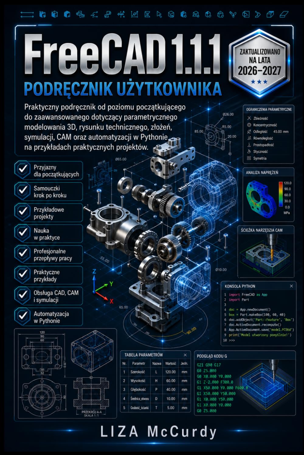 FreeCAD 1.1.1 INSTRUKCJA OBSŁUGI 2026–2027