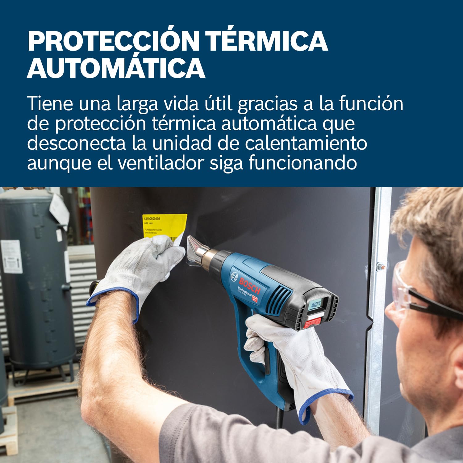 Bosch Professional pistola de aire caliente GHG 23-66 650°C set 4 programas L-BOXX