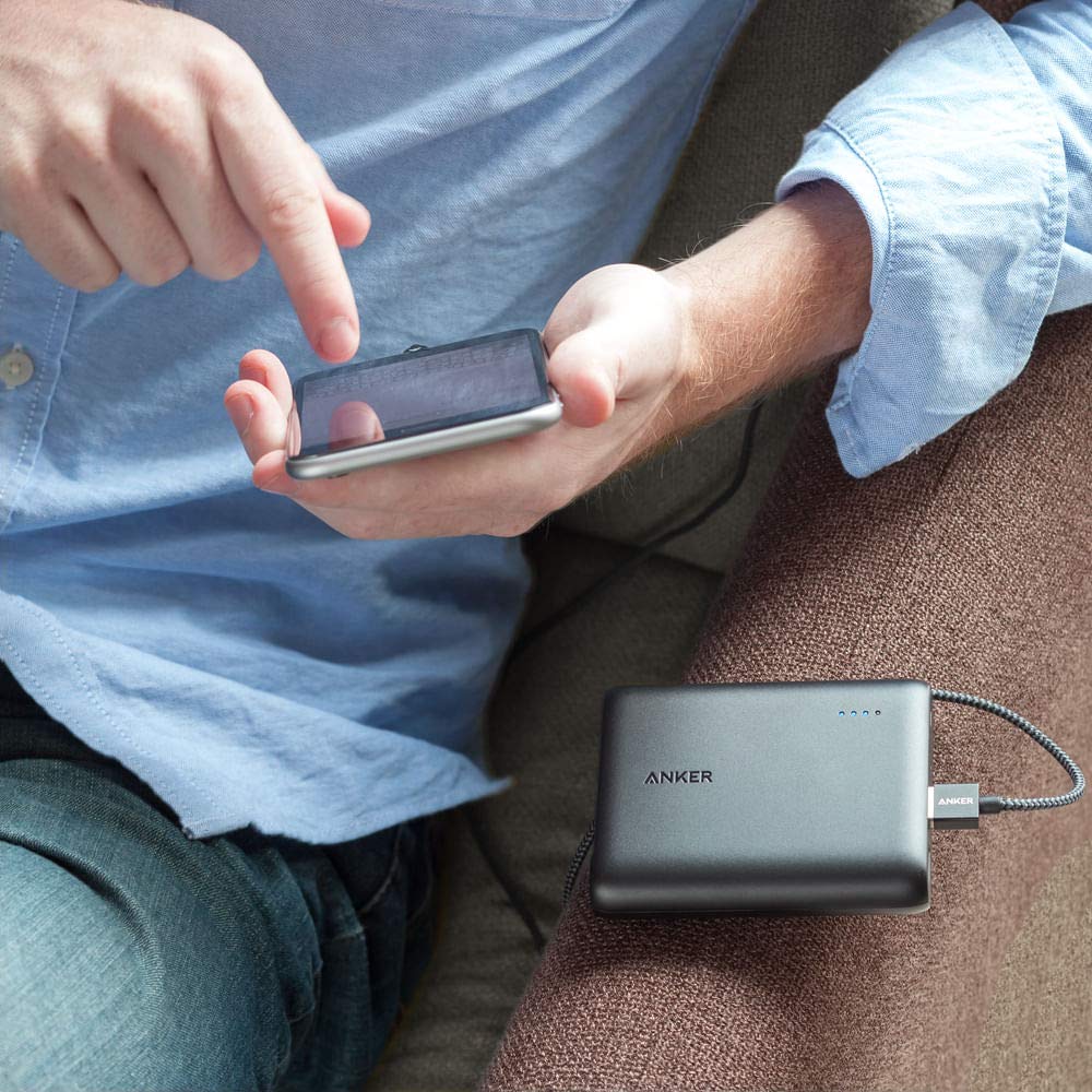 Carregador Portátil PowerBank Anker PowerCore 13.000mAh, 2 portas
