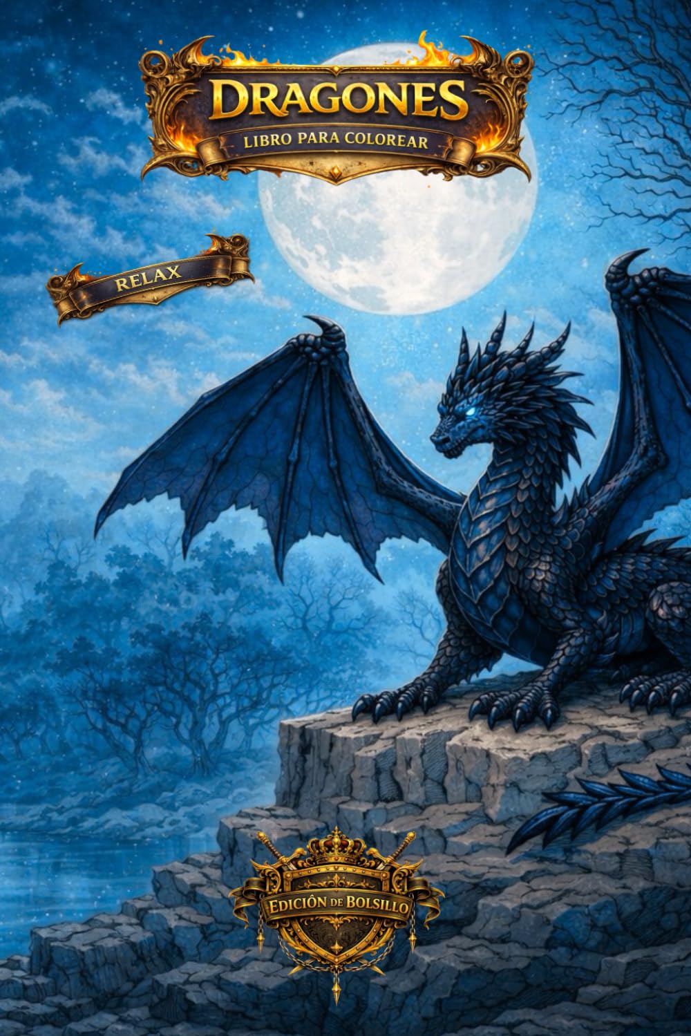 DRAGONES. EDICIÓN DE BOLSILLO: SUEÑA Y COLOREA CON ALFIE