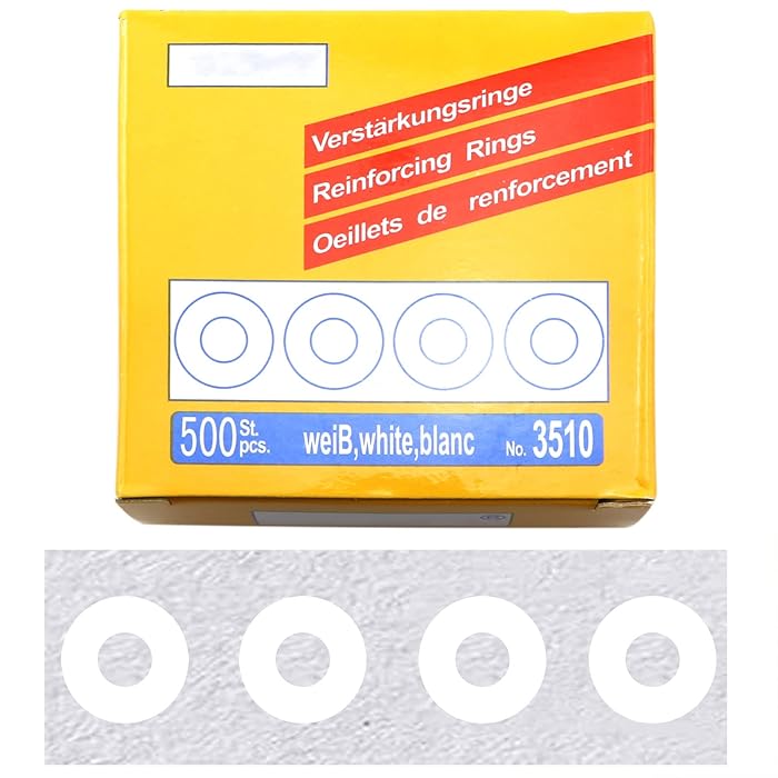 Buy Lind Kitchen 500PCS LooseLeaf Paper Hole Protection Stickers, Self