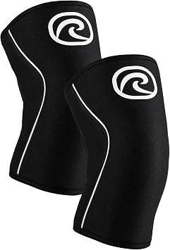 Rehband 7mm Power Max Knee Compression Sleeve for Strength Sports, Competition Grade, Neoprene Knee Sleeves for Bodybuilding & Heavy Powerlifting