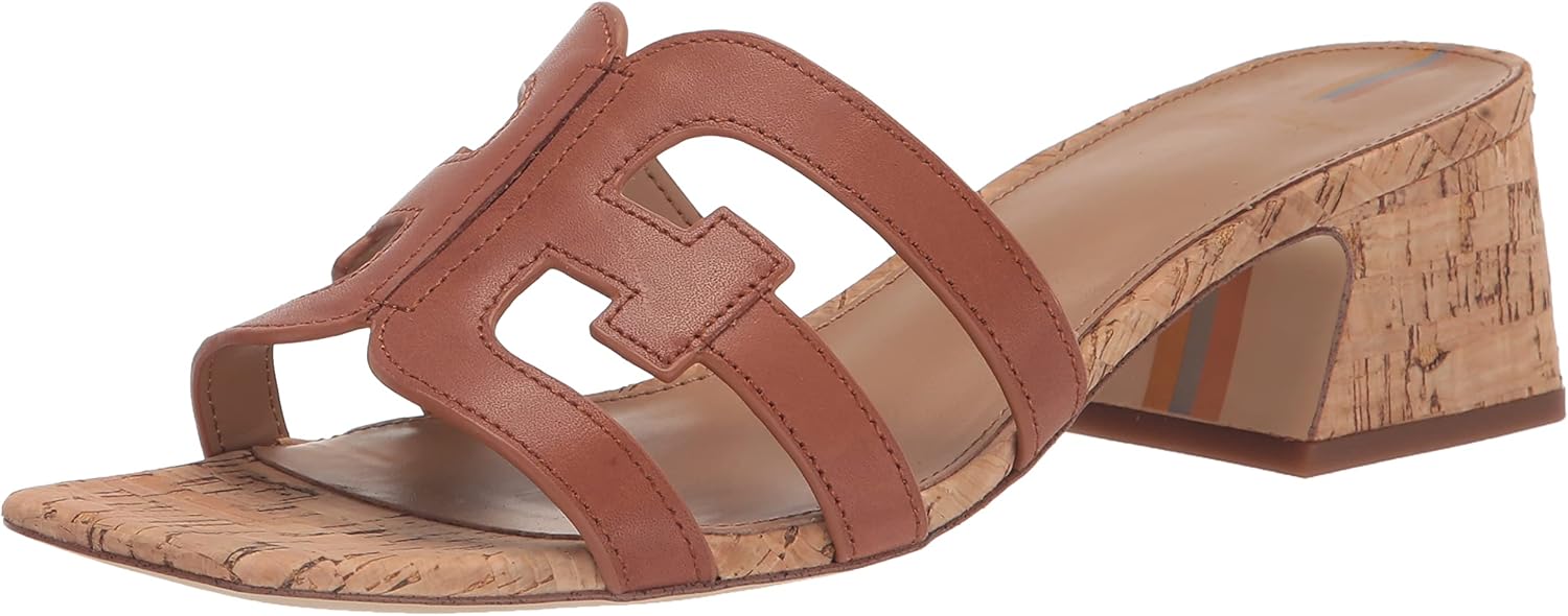 Sam Edelman Women's Winslow Heeled Sandal, Saddle, 9.5