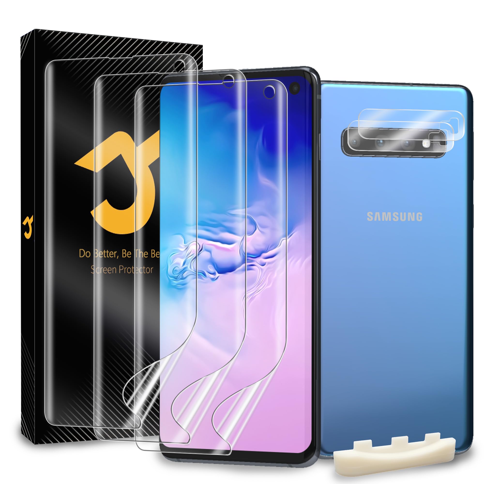 Phone S10 Screen Protector Fingerprint 3+2 Pcs For Samsung S10