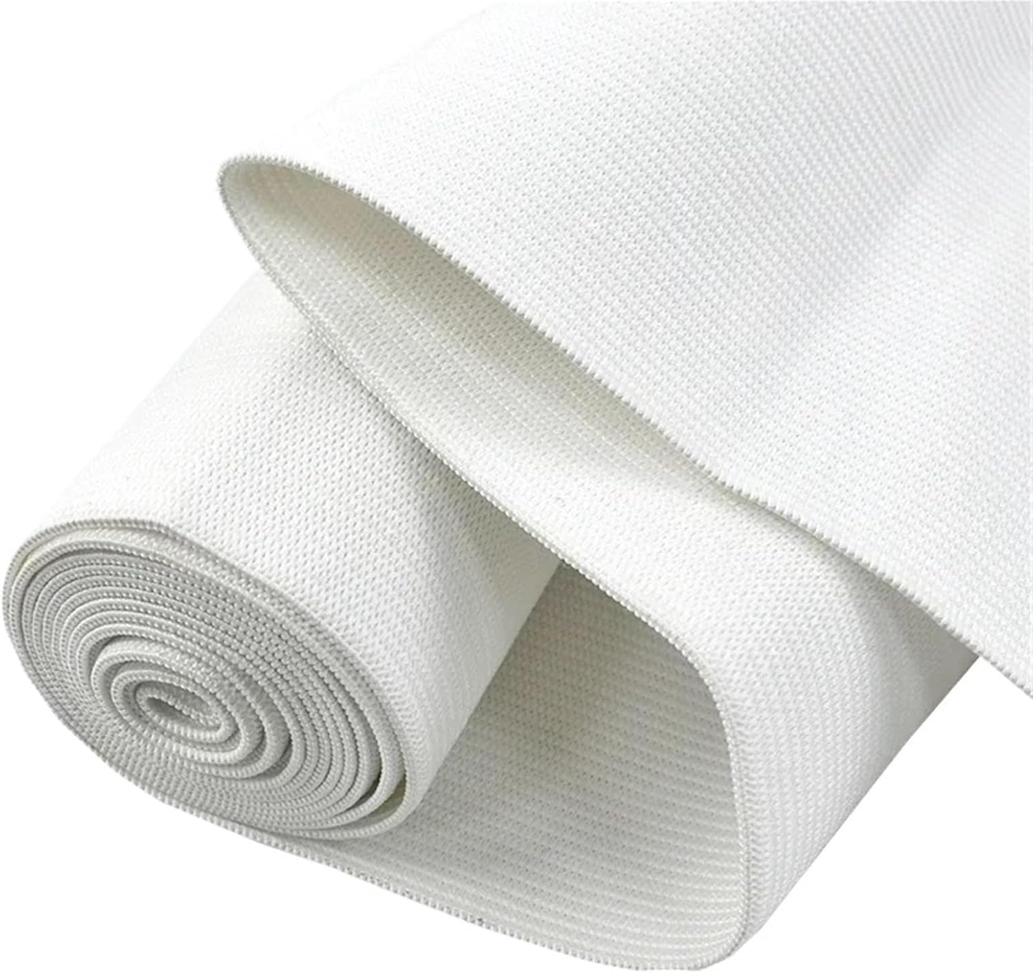 banda elastyczna, paski elastyczne Gumka do szycia, 1 metr 8-40 cm Bardzo szeroka gumka Pasek do ubrań Opaski gumowe do szycia Stretch (biały, 25 cm)