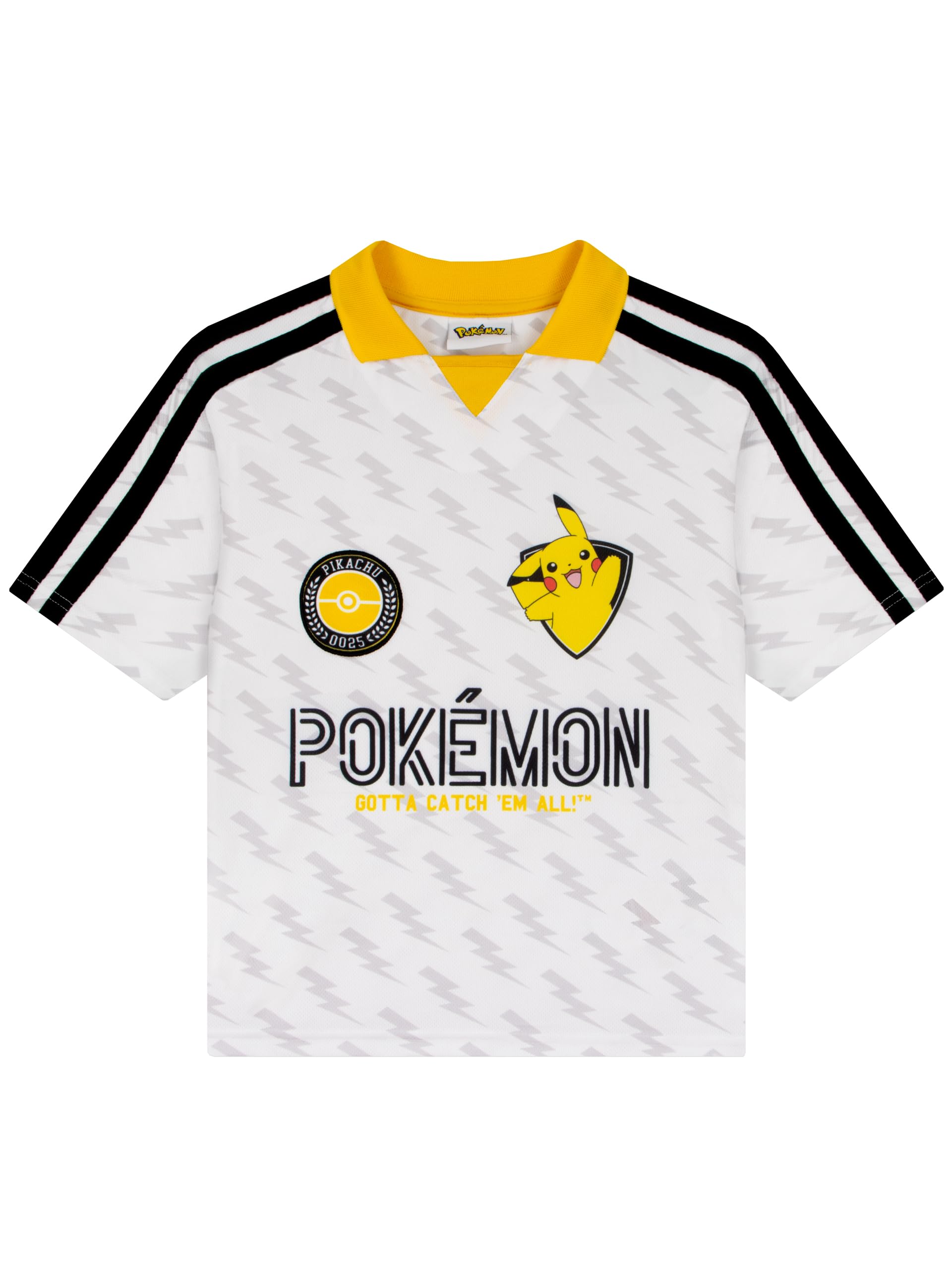Pokémon Camiseta De Fútbol Oversize Niño Pikachu Jersey
