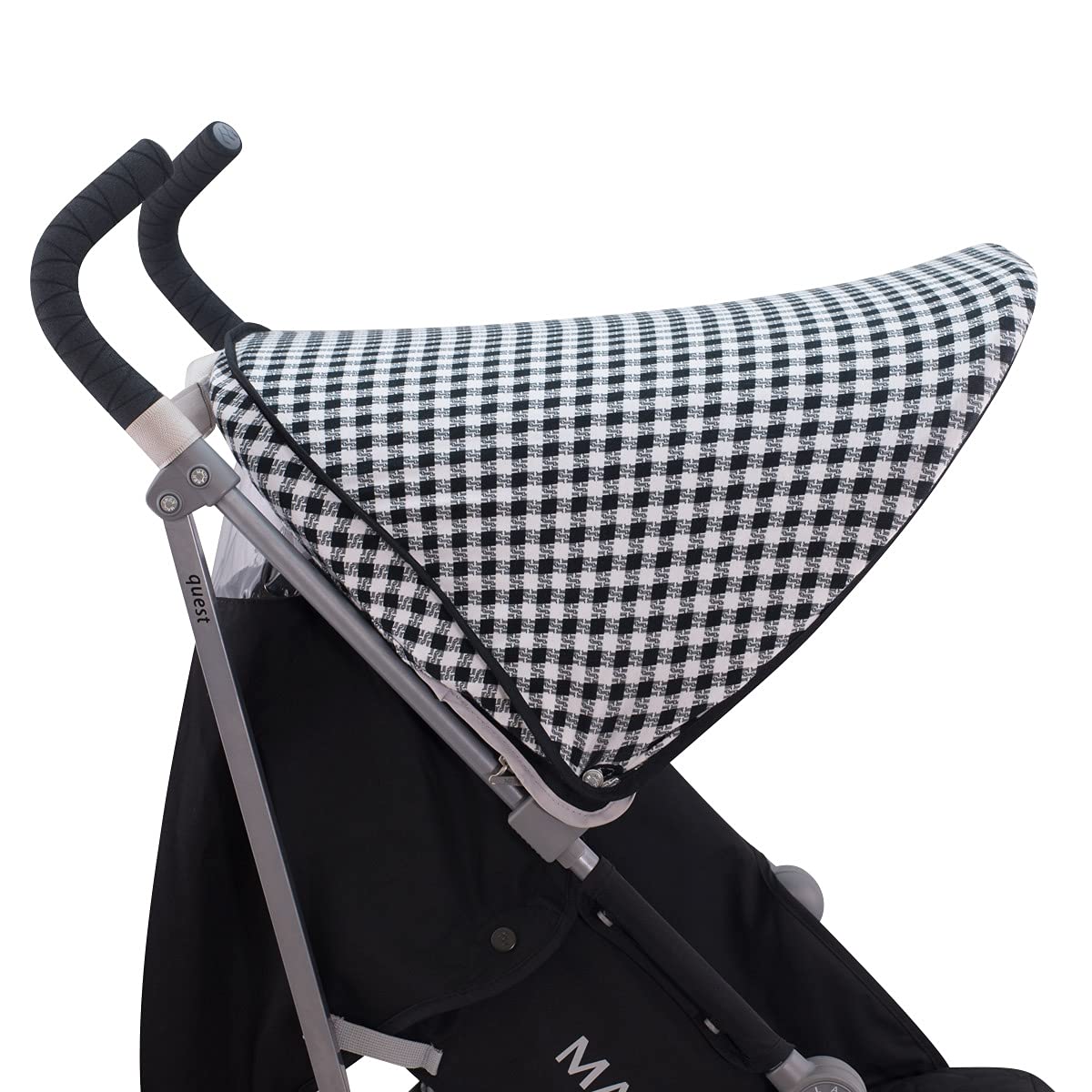 JYOKO KIDS Cubre capota de algodón Compatible con Maclaren Quest, Techno y Xt (Vichy)
