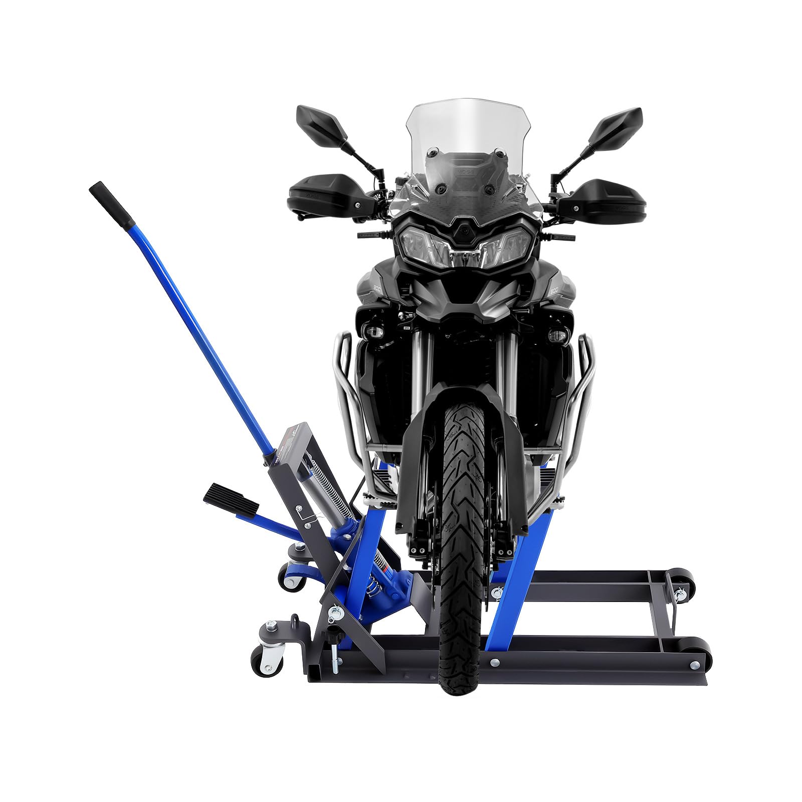 Motorradheber Hydraulisch, 680kg Maximale Tragkraft Einstellbare 12–38.7cm Motorradhebebühne Montagebock Motorrad Hebebühne Klapp Hebebühne für Motorräder ATVs Quads Reparaturen Heber