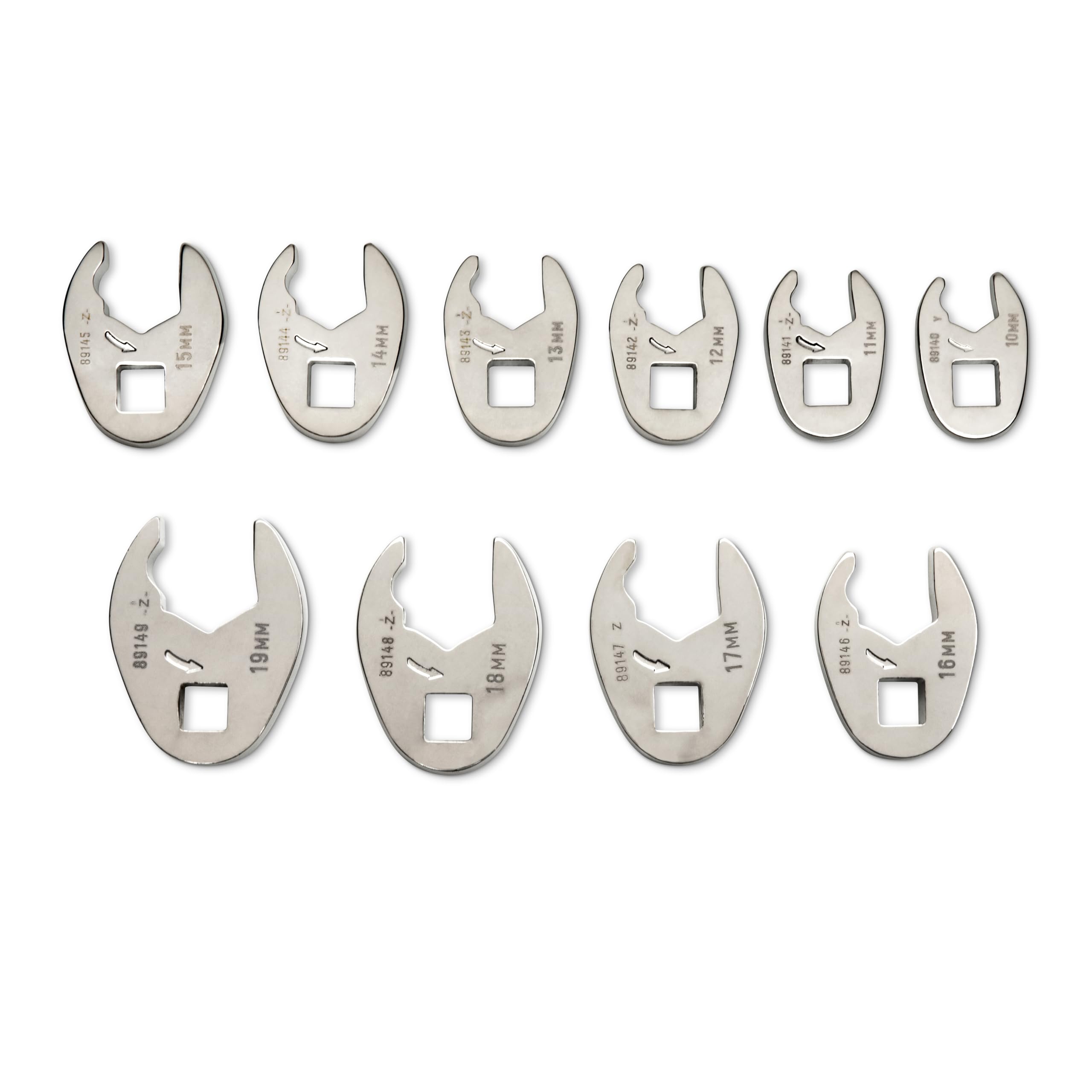 GEARWRENCH - Juego de 10 unidades, llaves de estrella con carraca métricas, modelo 89119