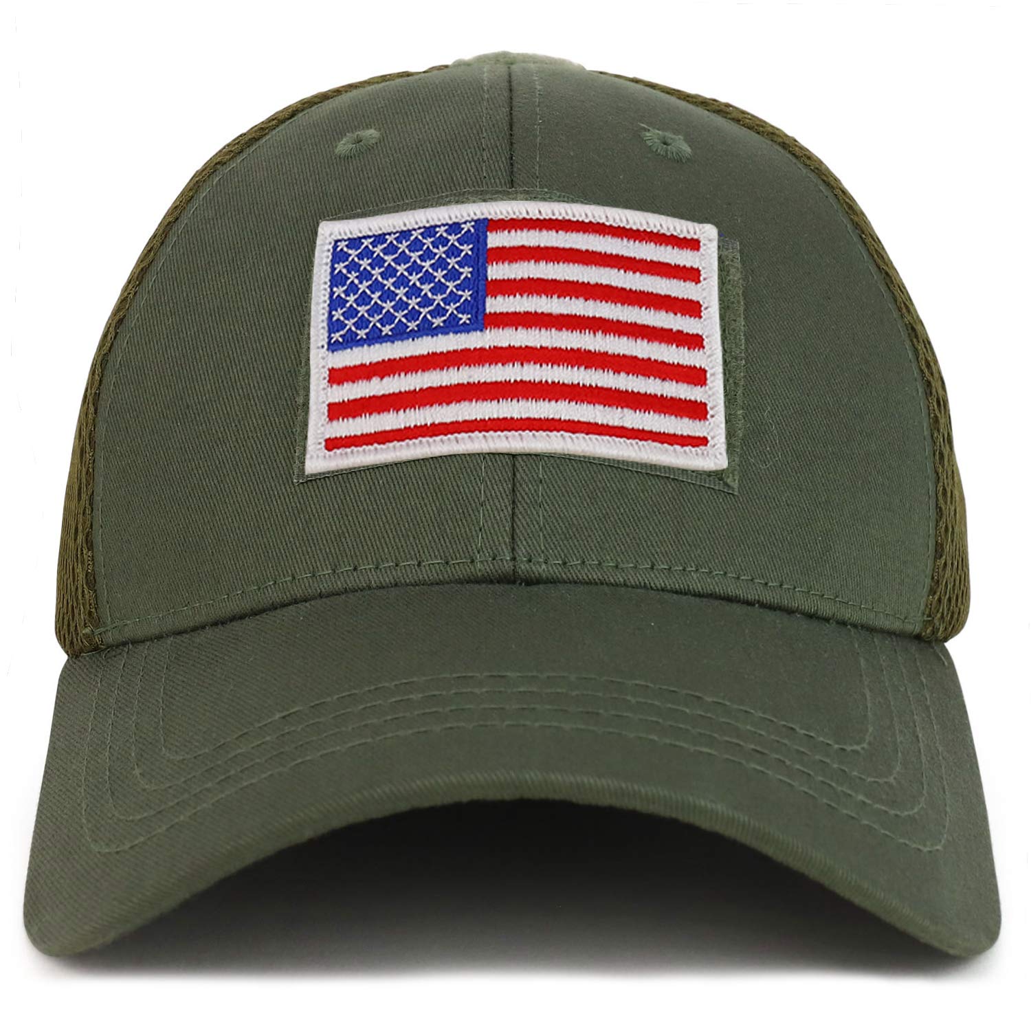 American Flag Original Tactical Embroidered Patch Air Mesh Flex Cap