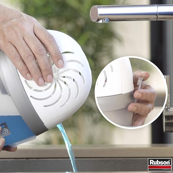 Rubson | Pure Tab Aero 360° Moisture Absorber Refills (6 x 450g) - Moisture & Odour Proof Refills for Dehumidifier - Air Purifier for Allergies - 5