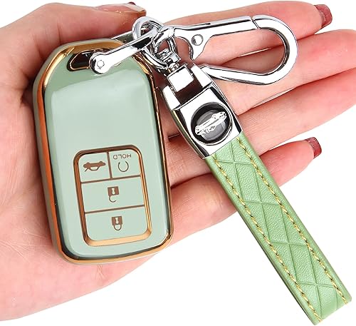 TECARATE Funda para llavero Honda - Funda para llavero Honda Accord Civic CRV Pilot Odyssey