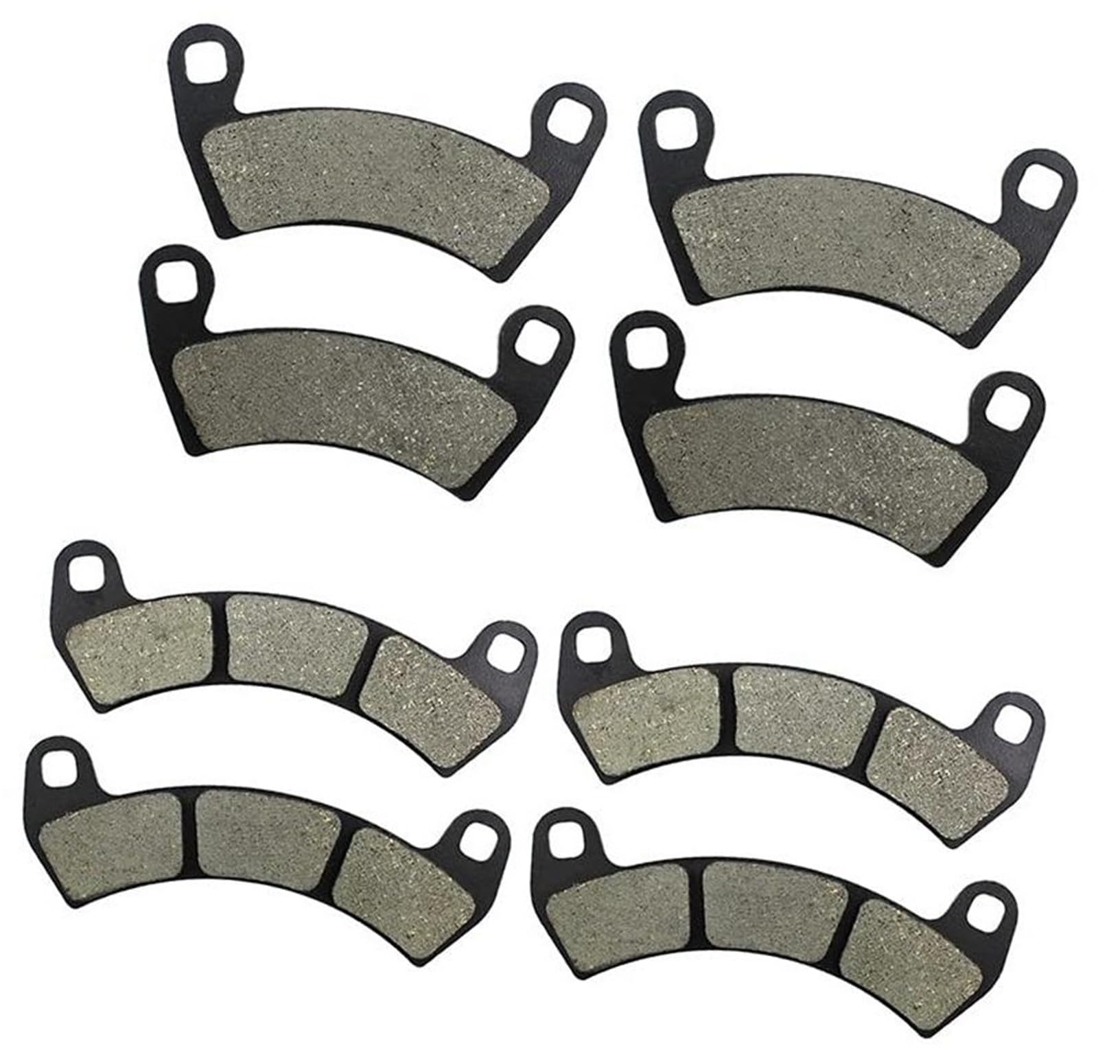 Przednie i tylne klocki hamulcowe motocykla, dla Polaris, RZR XP 4 Pro Turbo 2016 2017 2018 2019 2020 2021 2012 Klocki hamulcowe do motocykli(BLACK 2Sets Front and Rear)