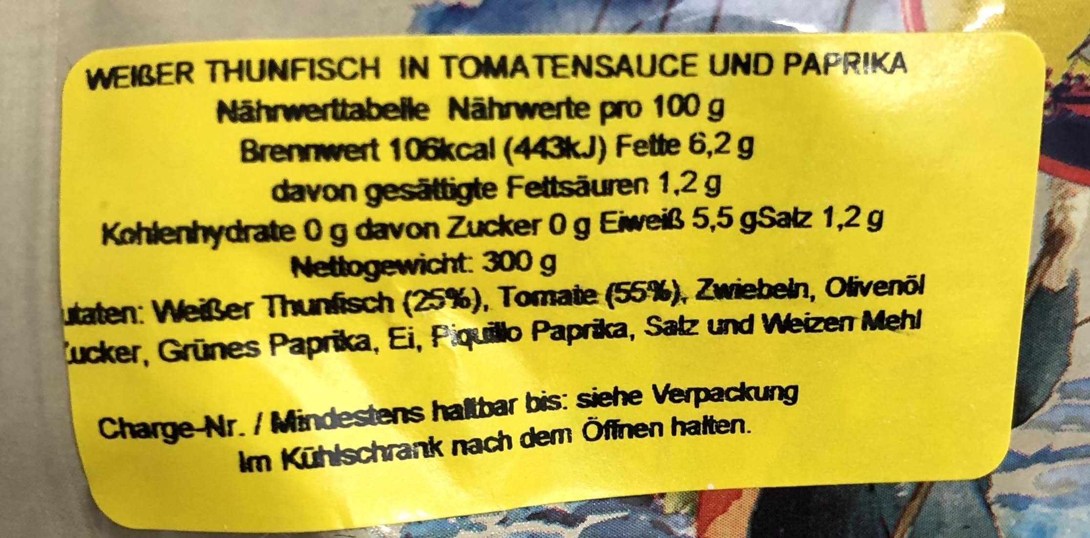 usy Bundle für Conservas Ortiz Bonito con Tomate "Weißer Thunfisch in Tomatensauce und Paprika" Gastropack (6x300g) + usy Block
